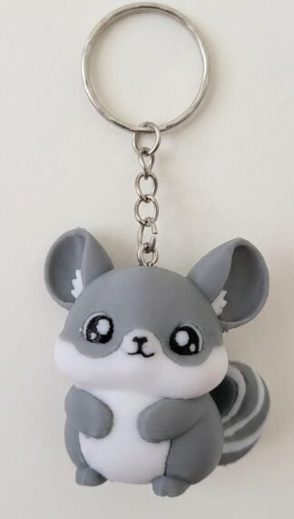 Porte-clés chinchilla